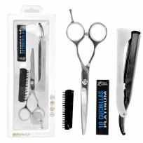 Kit Tijera de Corte + Navajín Silver Cobalt