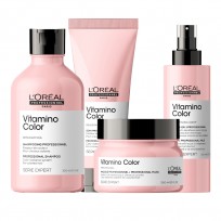 Kit Shampoo + Acondicionador + Tratamiento + Spray Vitamino Color L'Oréal Professionnel