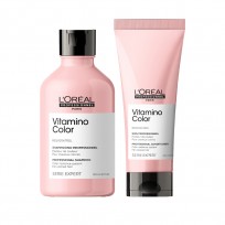 Kit Shampoo x300ml + Acondicionador x200ml Vitamino Color Serie Expert L'Oréal Professionnel