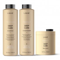 Combo Grande Reparador Cabellos Dañados Deep Care Lakme