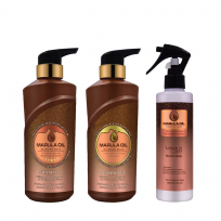 Kit Nutritivo Chico Shampoo + Acondicionador + Spray Marula Oil